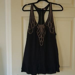 Free people black and gold tunic 6